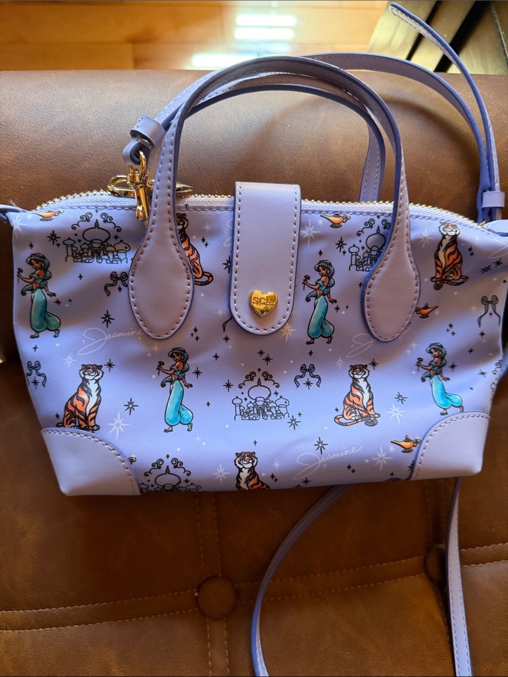 Stoney Clover Lane Lavender Jasmine & Tiger Mini Satchel